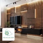 ديكورات شاشات خشبية بسيطة