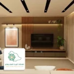 ديكورات شاشات خشبية بسيطة