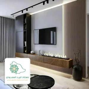 تركيب بديل خشب شاشة بلازما