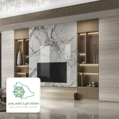 بديل الخشب للجدران جدة ، واجهات ديكور بديل الرخام