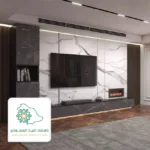 مكتبه شاشه بديل الرخام