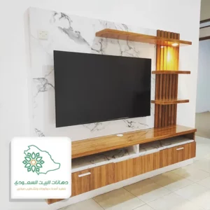 بديل الخشب والرخام مع اضاءة