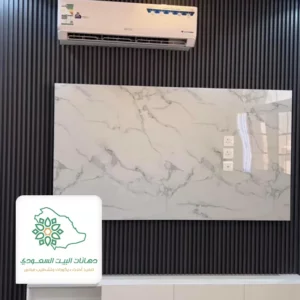 رخام صناعي على شكل خشب