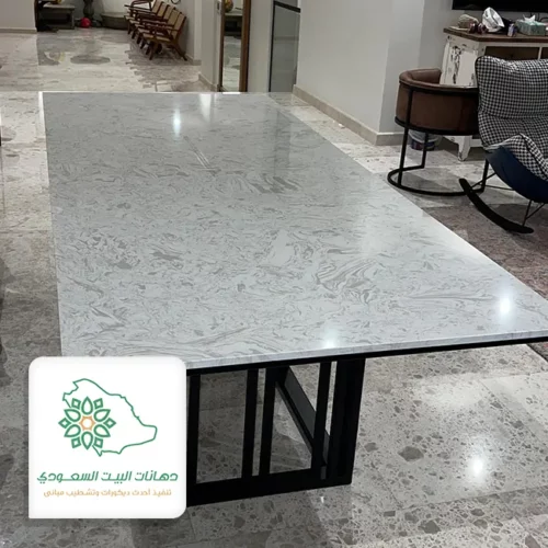 تفصيل طاولات بديل الرخام جدة