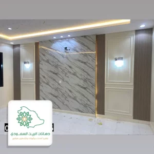 بديل الرخام مع انارة جدة