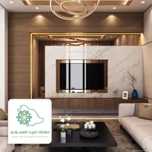 ديكور شاشة بديل الرخام