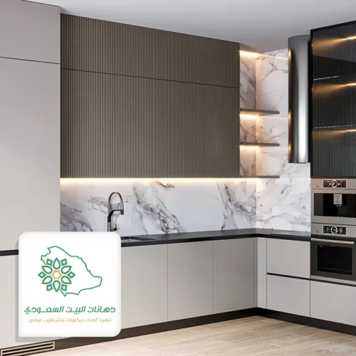 تفصيل ديكور مطابخ بديل الرخام بجده