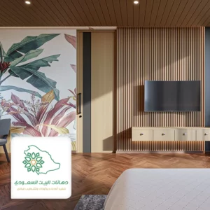 ديكور شاشة بلازما جده