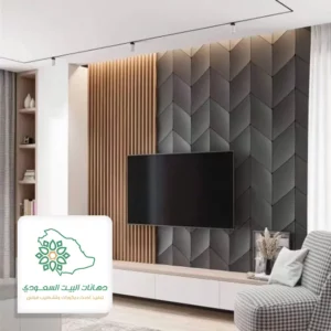 اشكال ديكور شاشات خشبي