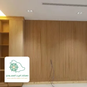 تلبيس الجدران بالواح بديل الخشب
