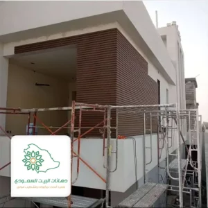 تكسيات خشبية خارجية جدة