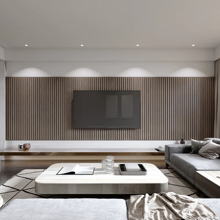 ديكور تلفزيون بديل الخشب