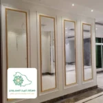 ديكور مرايا مربعات جده