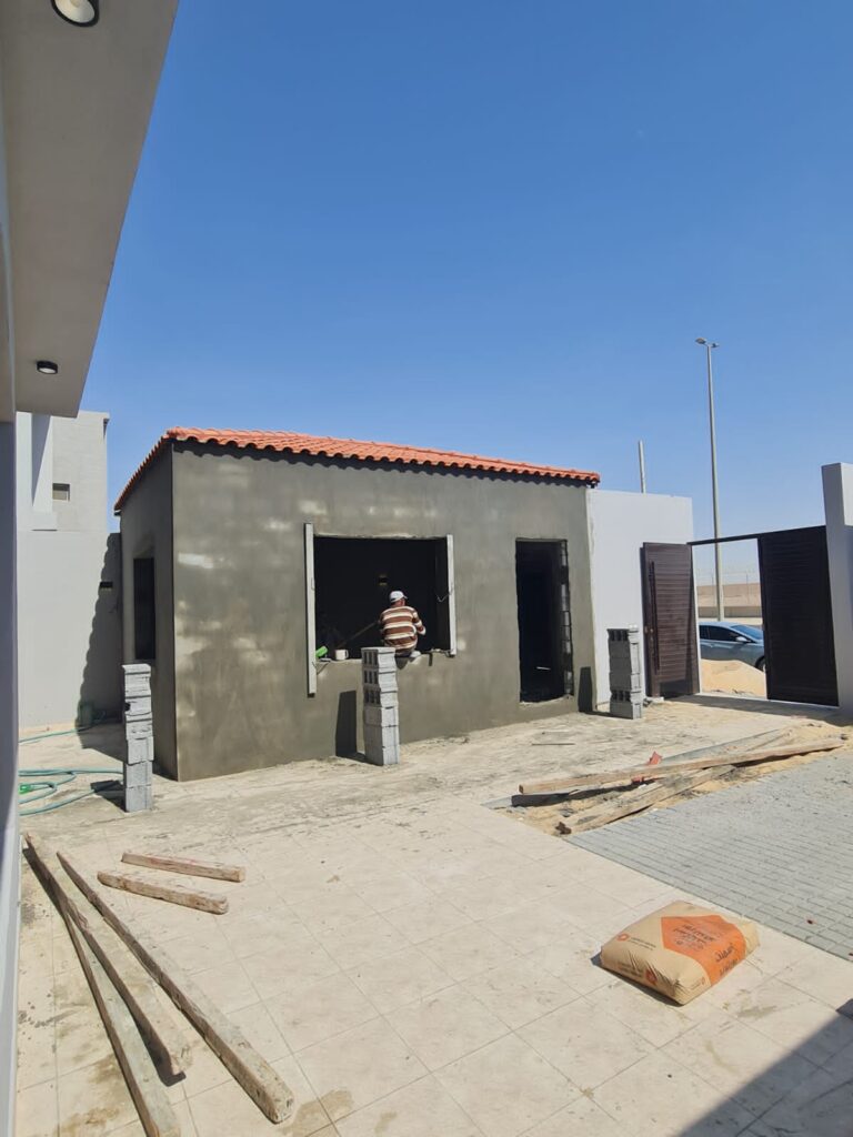 مقاول بناء غرف خارجية