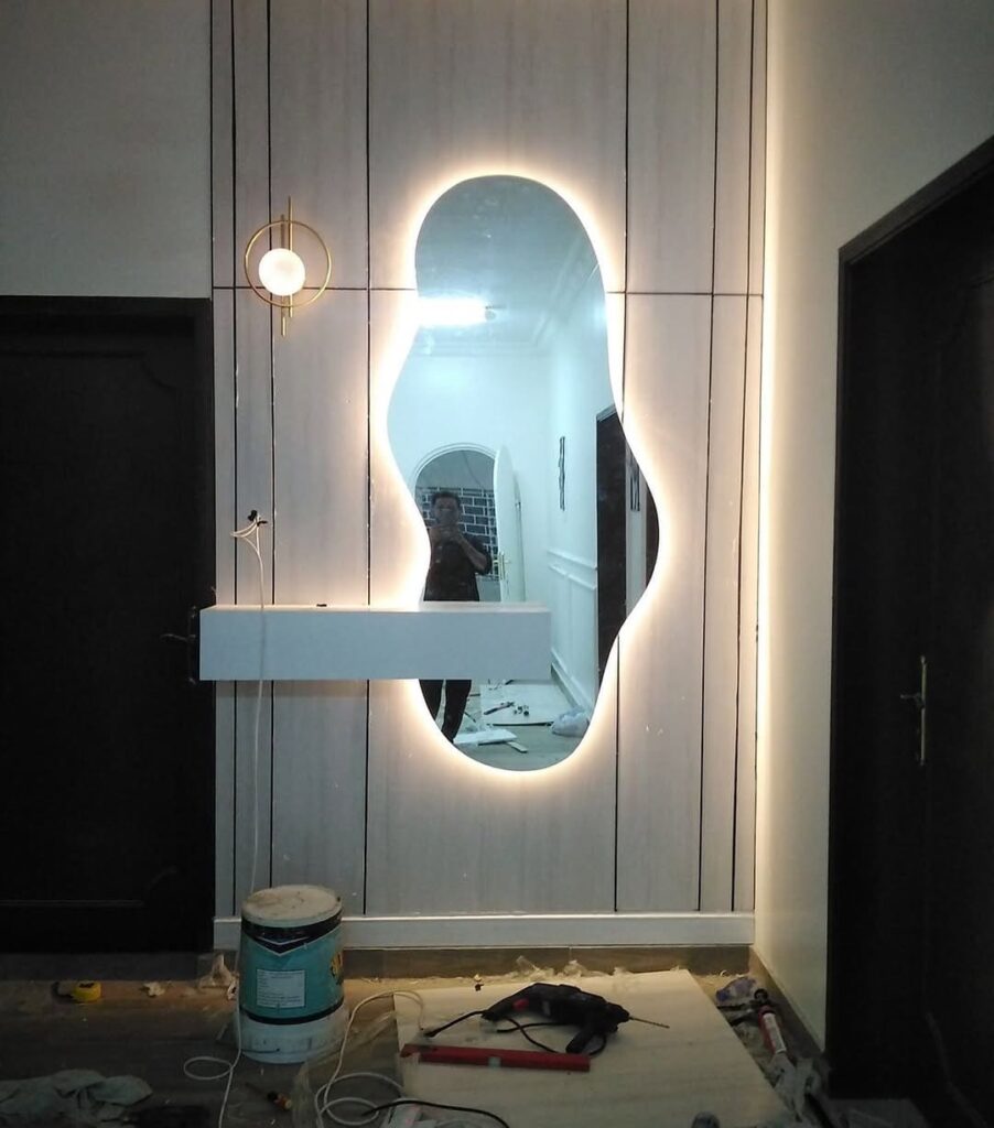 تفصيل مرايا جدارية