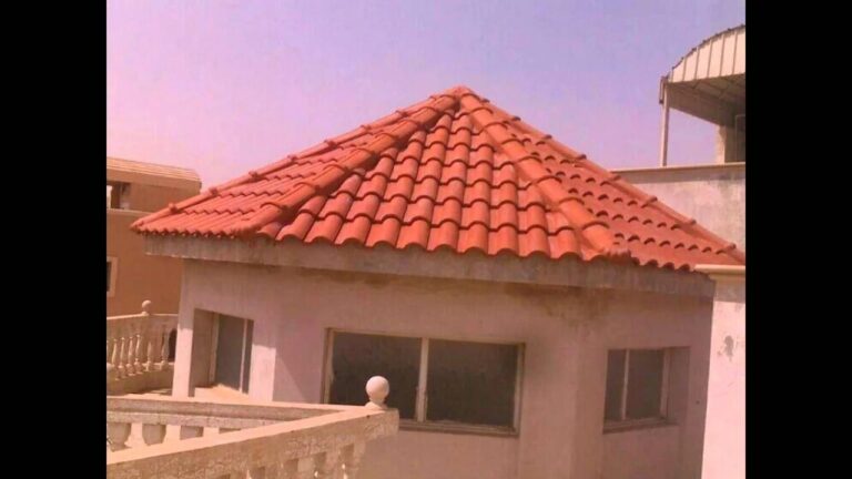 معلم قرميد تركيب القرميد للسطح