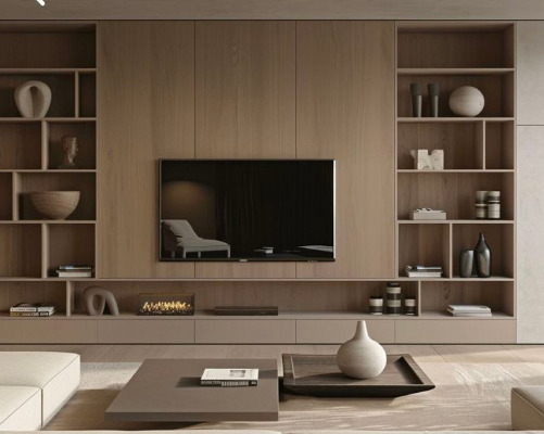 ديكور شاشات تلفزيون بجده